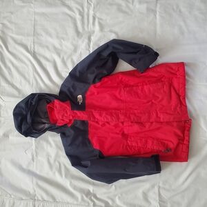North Face Two In One Kids Red and Black Jacket